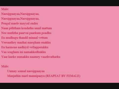 Nenjamellamwith lyrics