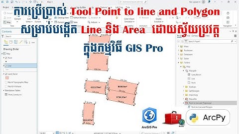 Tool សម្រួលការងារ សម្រាប់បង្កើត Line និង Polygon  ដោយស្វ័យប្រវត្ត ក្នុងកម្មវិធី GIS Pro