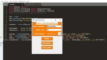 Créé Une application de gestion d