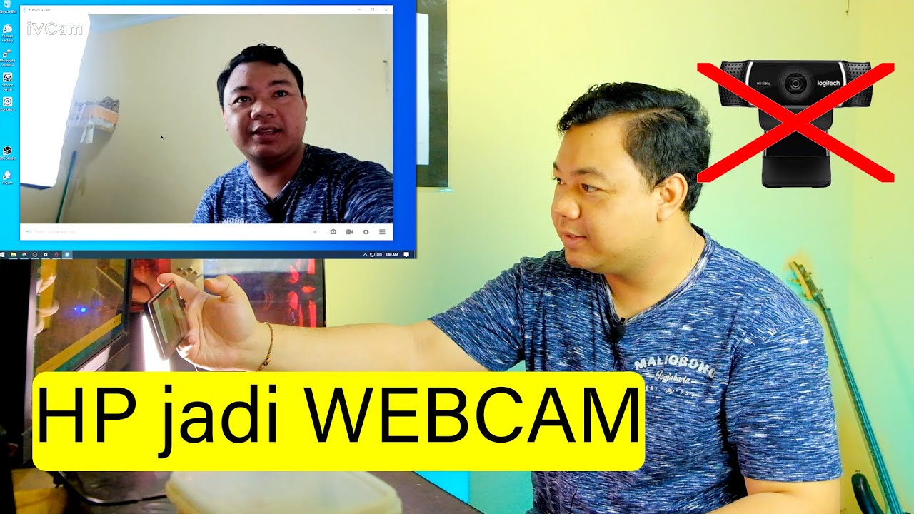 Cara Menggunakan Hp Android Ios Menjadi Webcam Youtube