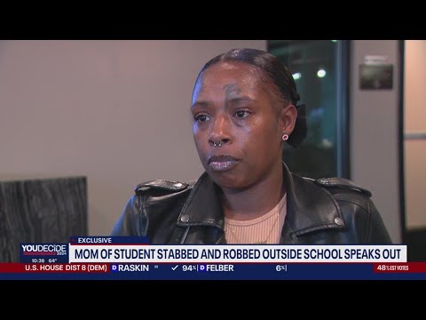 Mom of DCPS student stabbed, robbed outside school speaks out