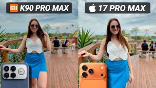 Redmi K90 Pro Max Vs iPhone 17 Pro Max Camera Test Comparison