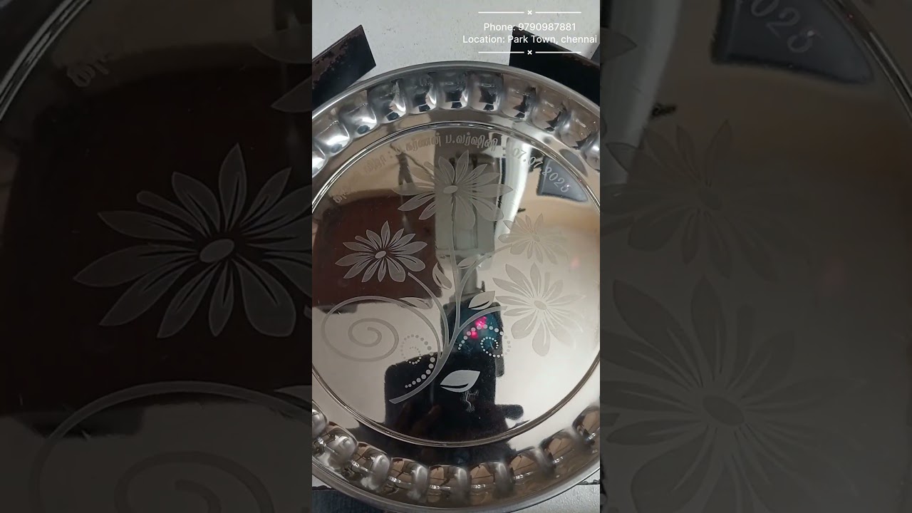 Laser Printing on Steel Plate 