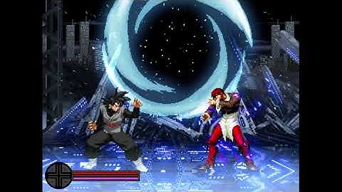 KOF Random Flash Kyo-5, Yumi, Goku Black, Another Kyo-1 (me) vs Iori Clone-9 Team