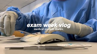 [med student diaries #12] EXAM WEEK VLOG | London medical school