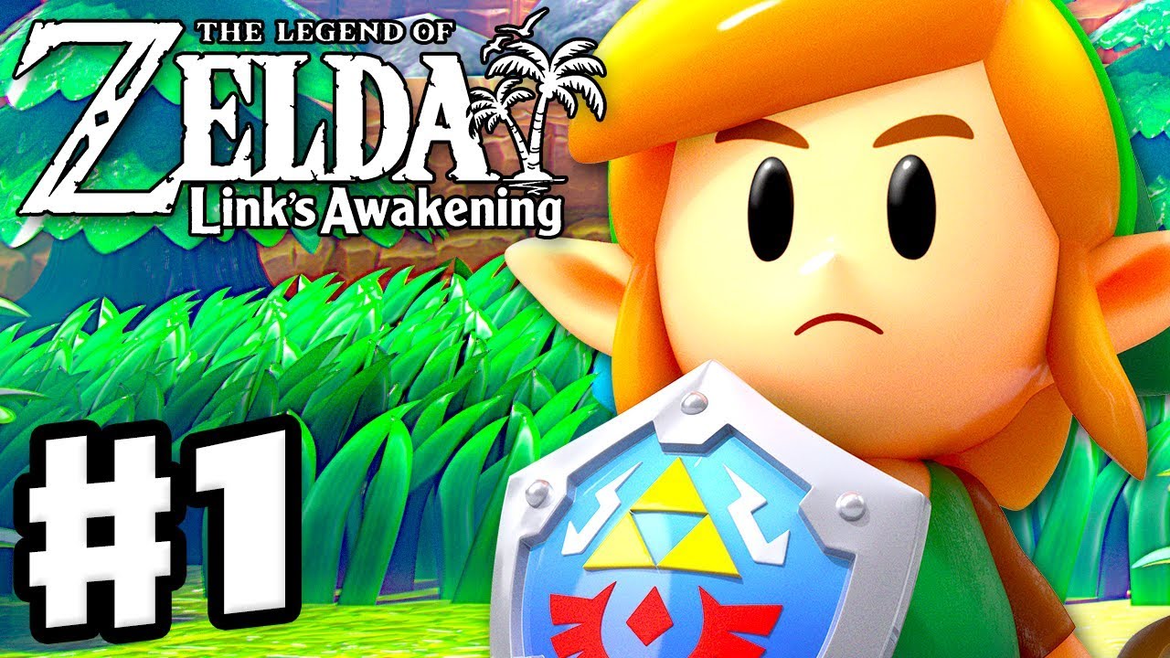 The Legend of Zelda: Link's Awakening - Gameplay Part 1 - Intro and Tail Cave! (Nintendo Switch)