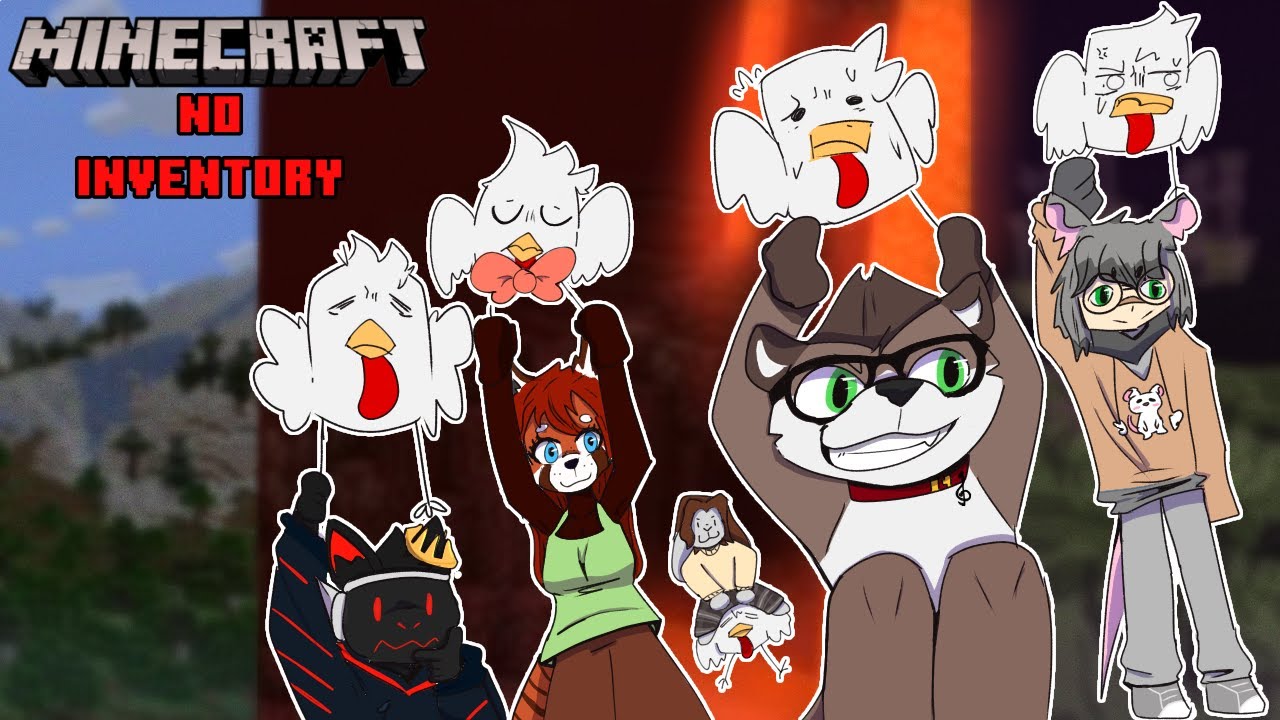 We Beat Minecraft With NO INVENTORY