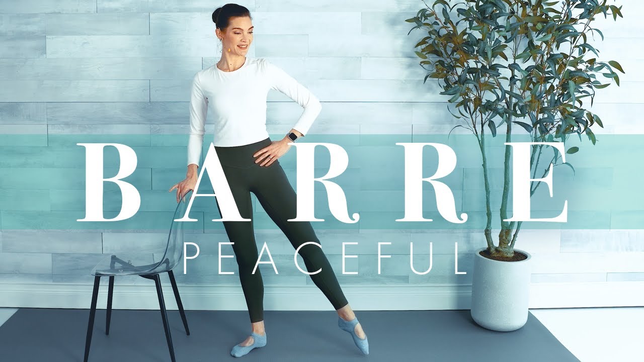 Total Body Barre Workout // No Equipment Muscle Toning Exercises - YouTube