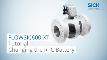 Tutorial: Change the RTC Battery of the FLOWSIC600-XT gas meter | SICK AG