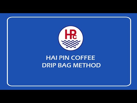 Hai Pin Coffee drip bag brewing method