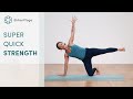 Super quick strengthening yoga with tashi dawa