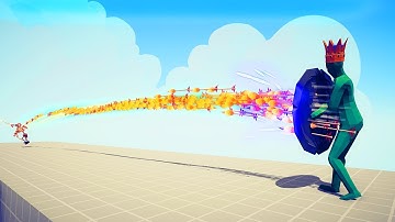 ZOMBIE KING NEW REFLECT SHIELD vs RAPID RANGED UNIT | TABS - Totally Accurate Battle Simulator