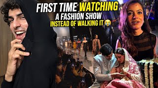 First Time Watching a Fashion Show Instead of Walking It 😭