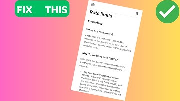 How to Fix Global Rate Limit Exceeded in ChatGPT