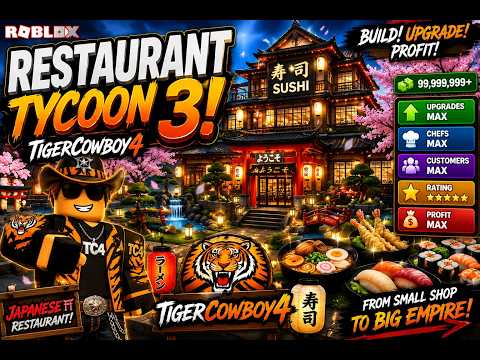 Building my Japanese Dojo restaurant Tycoon 3  ep 13