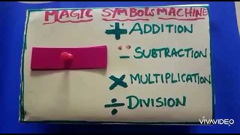 #Mathsworkingmodel #MathsSymbols #Mathematicalsymbols