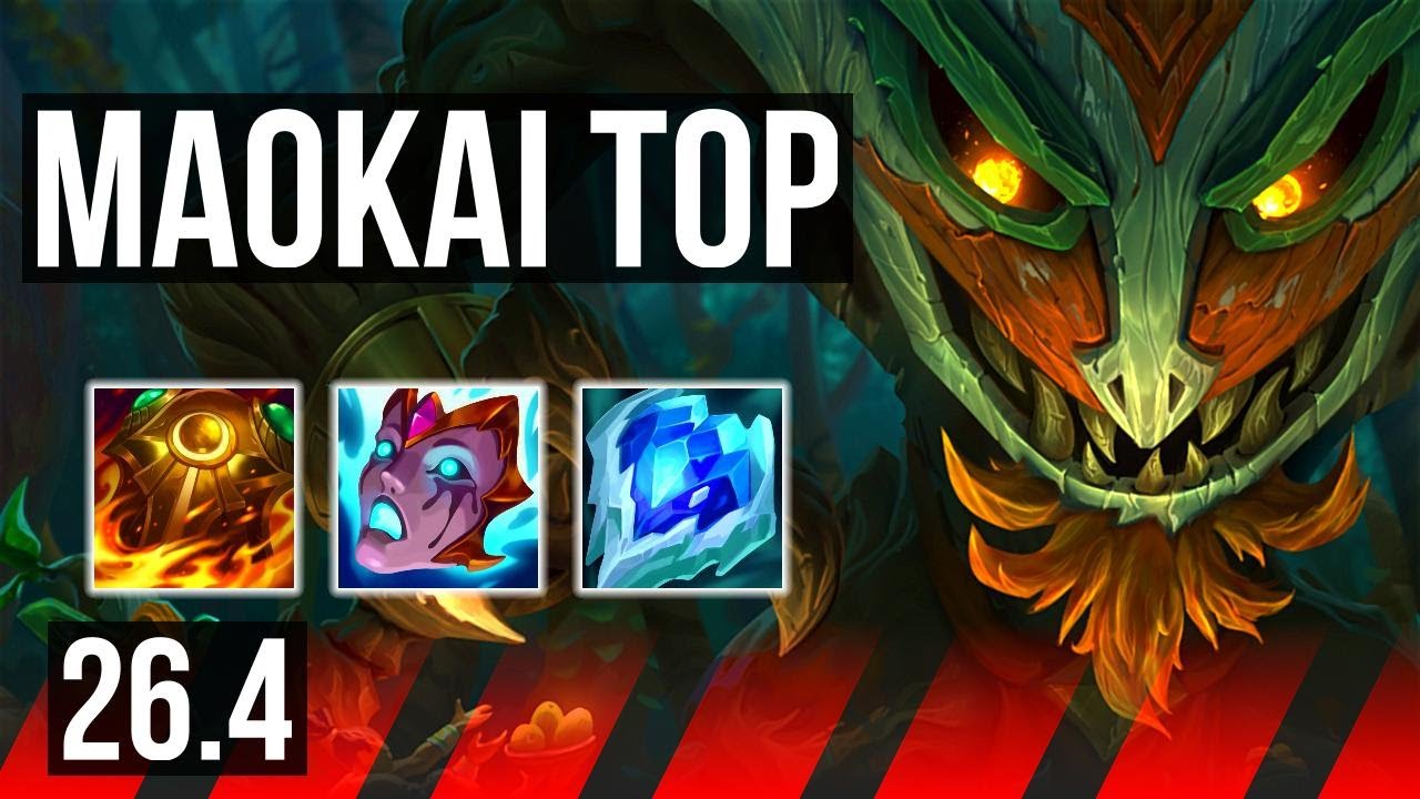 MAOKAI vs DARIUS (TOP) | EUNE Grandmaster | 26.4