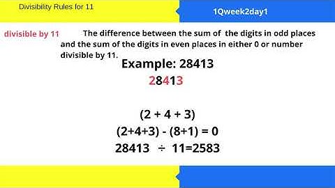 10 Divisibility Rules For 4,8,11 and 12 To Find the Common Factors of Numbers