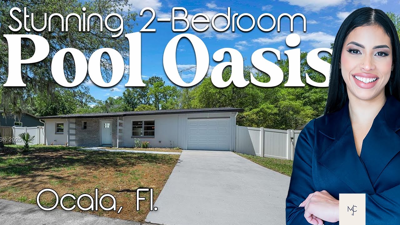 🏡 Florida Dream Home Tour | Stunning 2-Bedroom Pool Oasis in Southwest Ocala!
