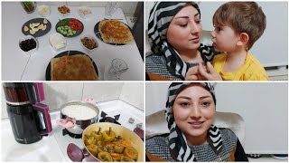 SAHUR VE İFTAR HAZIRLIĞI ✅ RÜZGARIN İSTEKLERİ 🤣 EŞİM NE İŞ YAPIYOR? #vlog