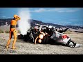 BeamNG Drive - Dangerous Overtaking Crashes #6