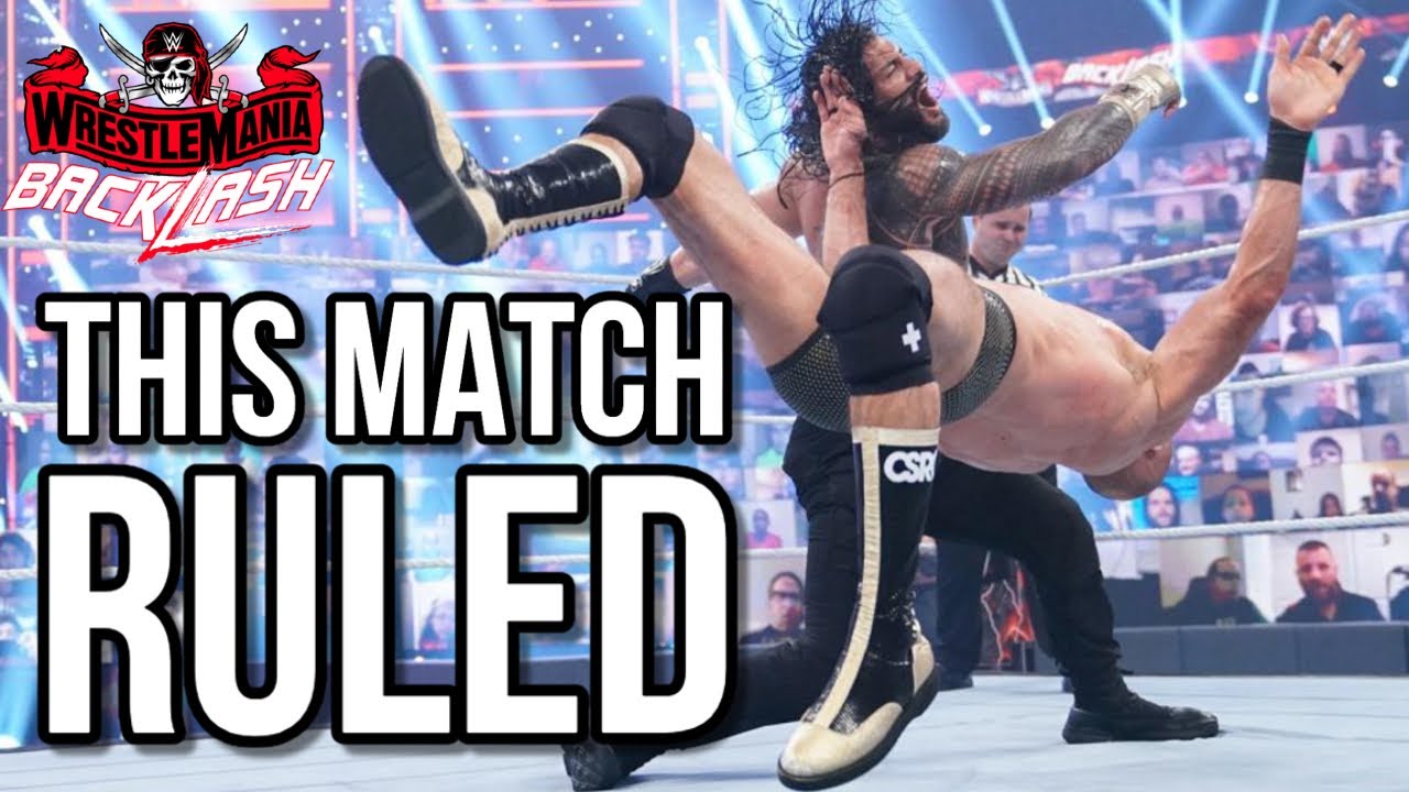 Roman Reigns vs Cesaro Steals The Show At WWE WrestleMania Backlash