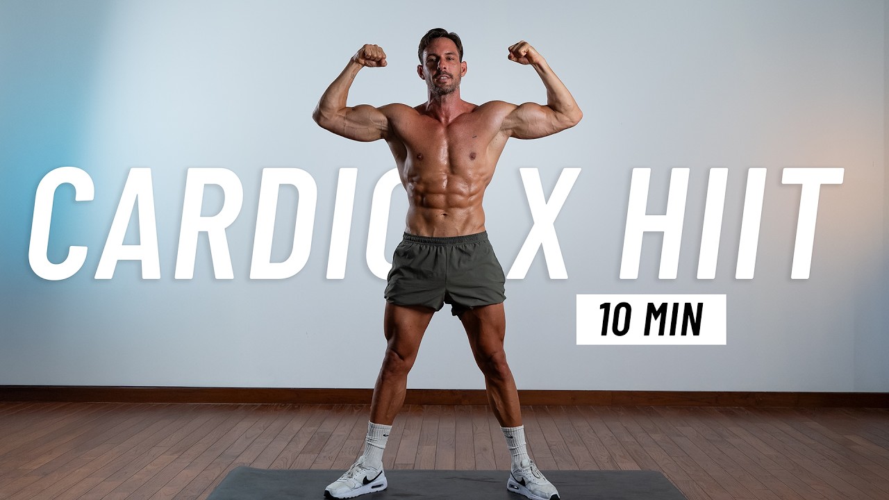 10 Min Fat Burning Workout at Home (No Equipment, No Jumping)