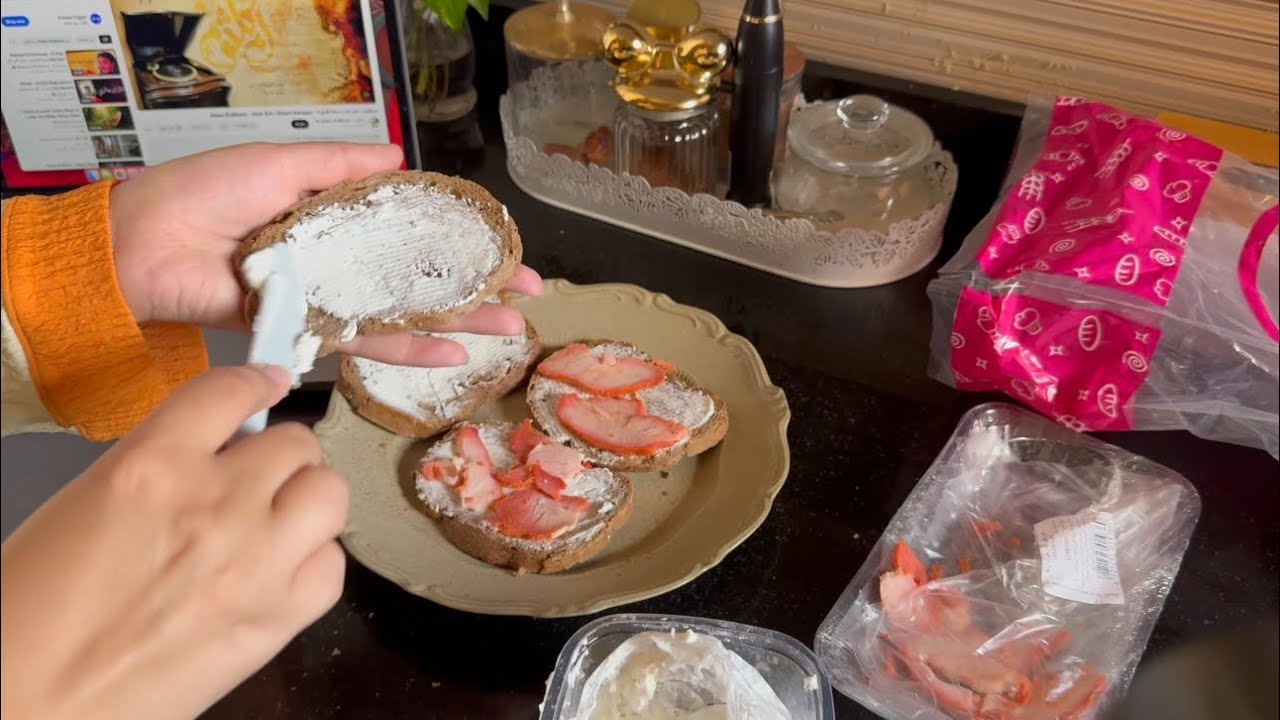 روتين تنظيف المطبخ بعمق ✨صحبتي انفصلت عن زوجها🙃