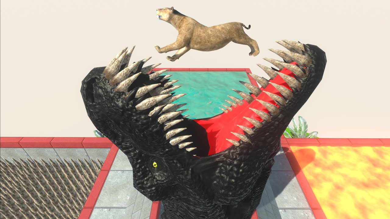 New Giant Trex Swallows the every unit - Animal Revolt Battle Simulator