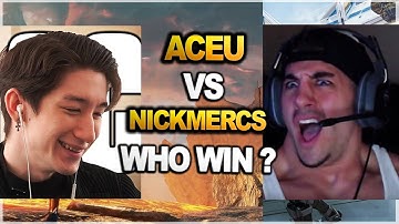 Nickmercs team vs Aceu team in ranked  | WHO WIN ? ( apex legends )