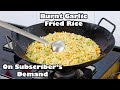 Burnt Garlic Fried Rice Recipe Indian l Cooking with Benazir