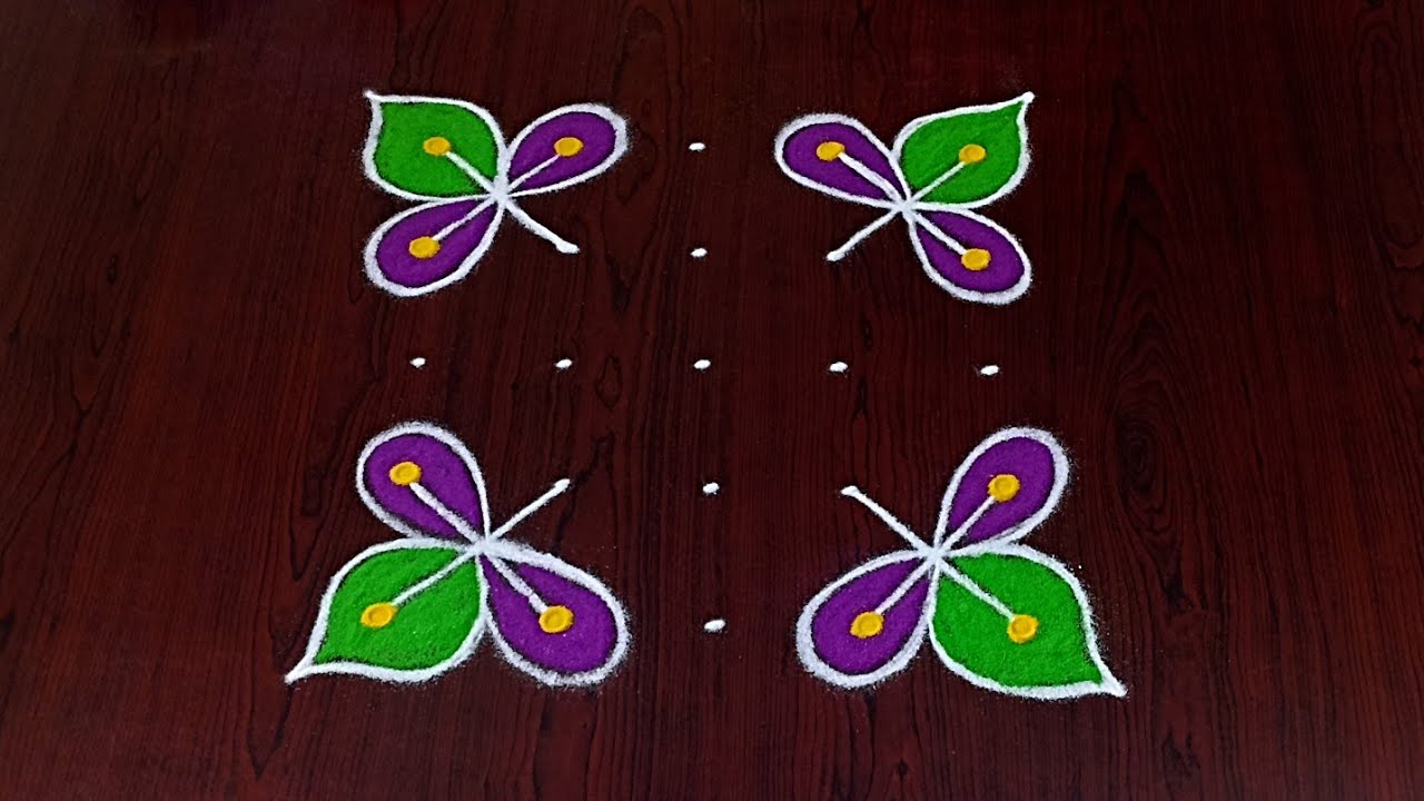 5×5dots easy rangoli|daily muggulu|thipkyanchi,festival rangoli|traditional rangoli