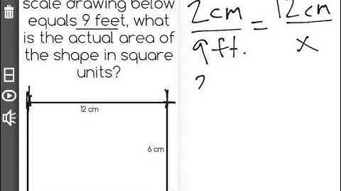[7.G.1-1.0] Scale Drawings - Common Core Standard