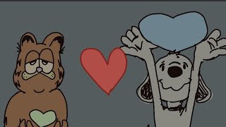 GARFIELD X SNOOPY (happy valentines day)