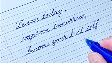 Cursive Writing Quote 36 | Cursive Handwriting Practice | Cursive Letters | How to write in cursive
