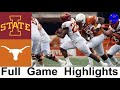 #13 Iowa State vs #17 Texas Highlights | College Football Week 13 | 2020 College Football Highlights