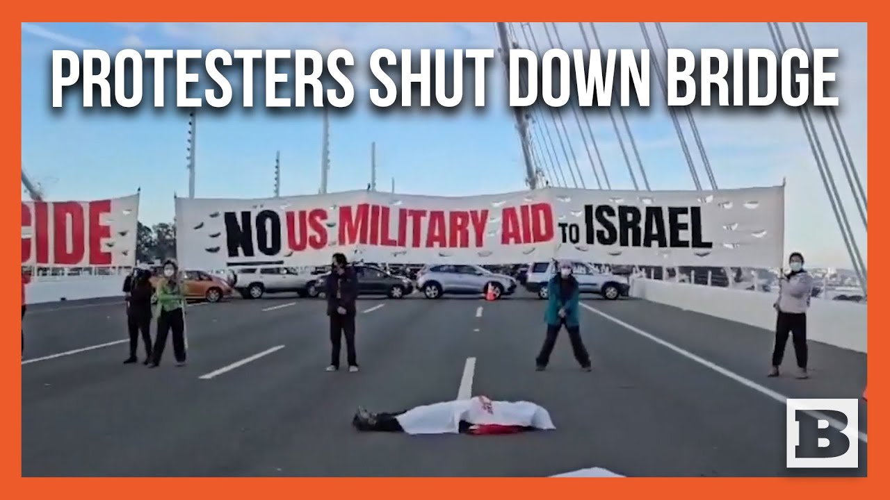 San Francisco Bay Bridge SHUT DOWN by Pro-Palestinian Protesters ...