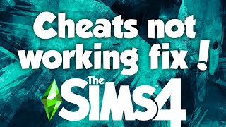 Sims 4 CHEATS NOT WORKING (PC Fix) 