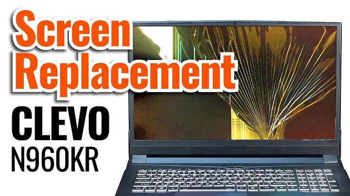 How to replace LCD Screen on  Clevo N960KR. Step-by-step instructions