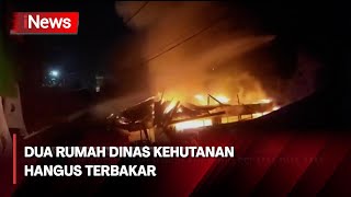 Dua Rumah Dinas Kehutanan di Kabupaten Sanggau Hangus Terbakar, Kerugian Capai Ratusan Juta