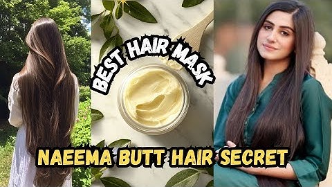 kabhi main kabhi tum actress Naeema butt Long Hair Secret Mask