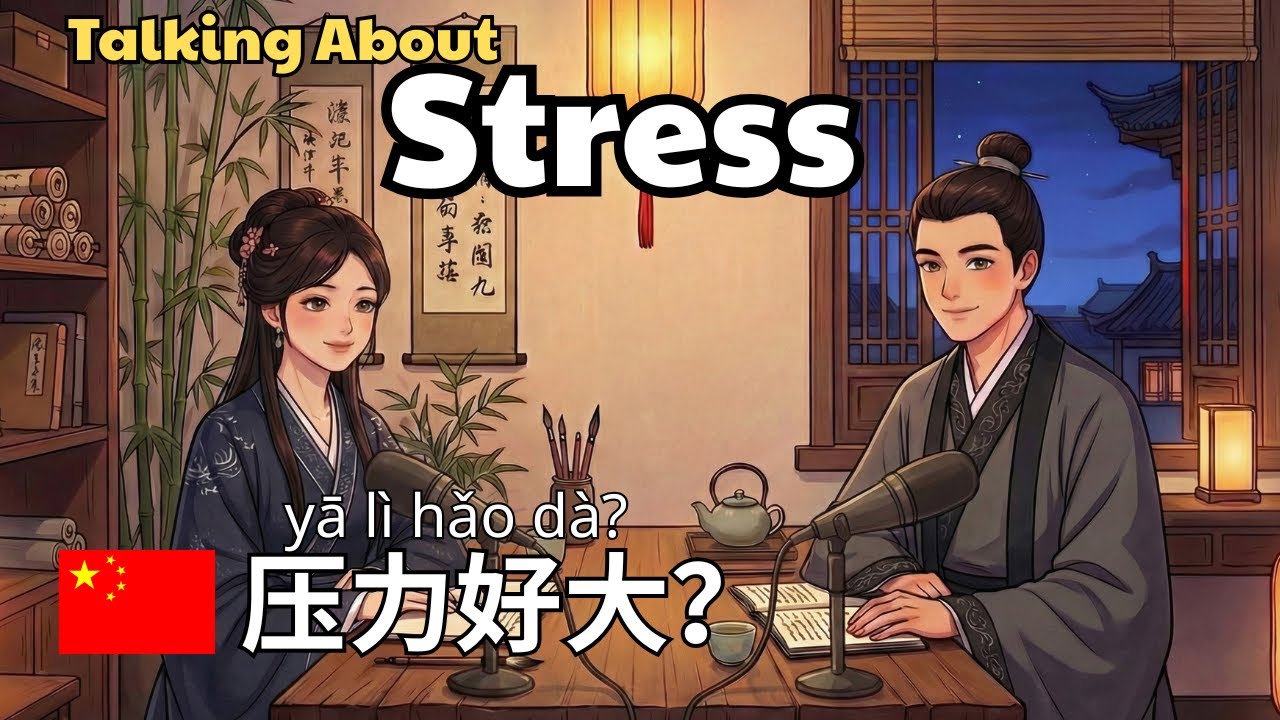 HSK 1-3 | How to Talk About Your Stress in Chinese | 如何用中文谈论你的压力