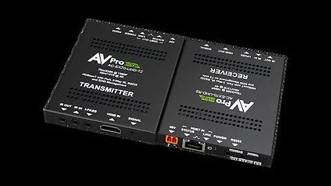 AC-EX70-UHD-KIT Ultra Slim HD & UHD over HDBaseT Extender up to 70m from AVProedge