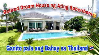 Ganito pala ang bahay sa Thailand , house tour tayo sa napakagandang bahay ng ating subcribers