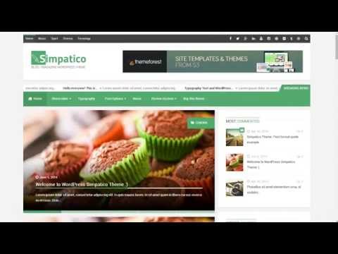 Simpatico Wordpress Theme