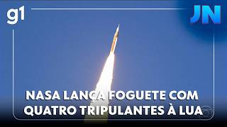 JN: NASA conducts historic mission launch to the Moon.