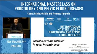 Sacral Neuromodulation for the treatment of fecal incontinence - Dr. Martellucci @IMoPPD