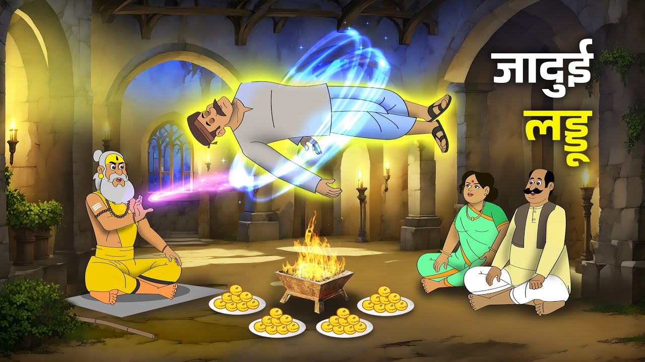 जादुई लड्डू | Hindi Story | Hindi Kahaniya | Moral Stories | cartoon story