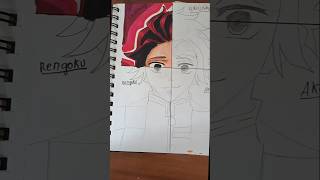 Tanjiro Drawing ✨🥶 | Different Characters Part 1