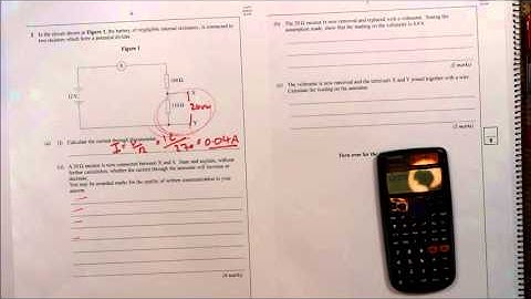 AQA Unit 1 Basic Electrical circuit